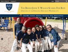 Tablet Screenshot of bishopwalkerschool.org